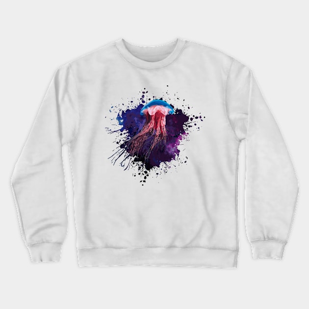 Jellyfish Crewneck Sweatshirt by Scailaret